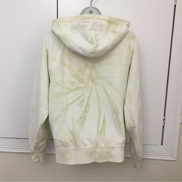Reformation Jeans Green Tie Dye Pullover Hoodie - Picture 5 of 8